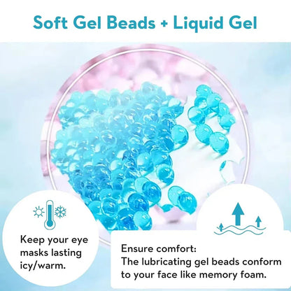 Cold Compress Eye Mask Can Be Reused for Dark Circles Swollen Eyes Relieving Migraines and Eye Fatigue Skincare Gift Eye Mask